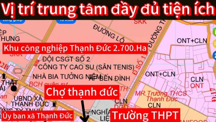 Bán đất mặt tiền quốc lộ 22 b thị trấn Gò Dầu Tây Ninh